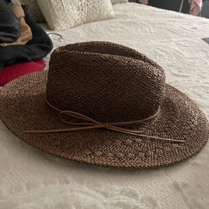 J Jill Deep Auburn summer hat